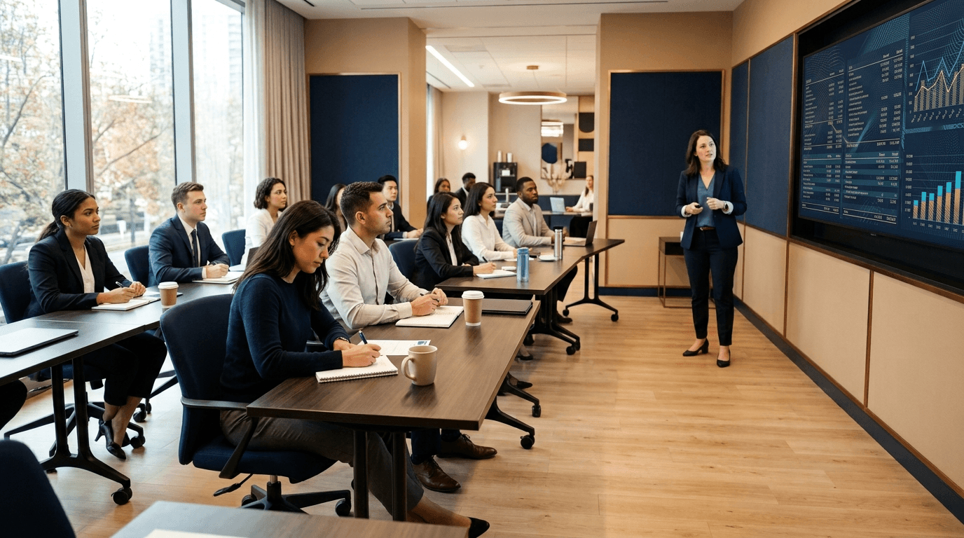 Practical accounting training session